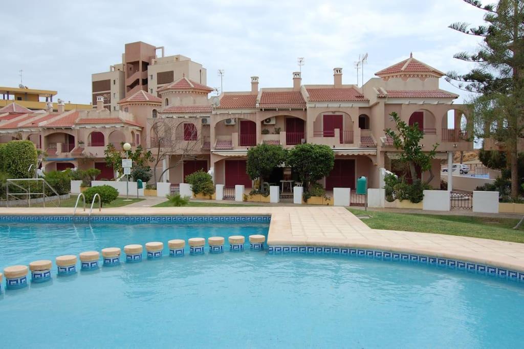 Precioso Duplex Con Piscina, En 1ª Linea De Playa Villa Puerto de Mazarron Exterior photo
